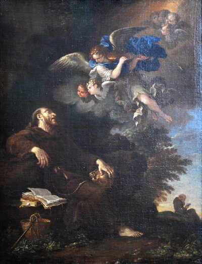 Saint Francis in Ecstasy by Filippo Lauri